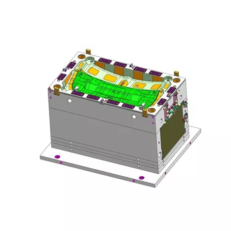 ఆటోమోటివ్ వెనుక టెయిల్‌గేట్ ట్రిమ్ ప్యానెల్ ఇంజెక్షన్ మోల్డ్