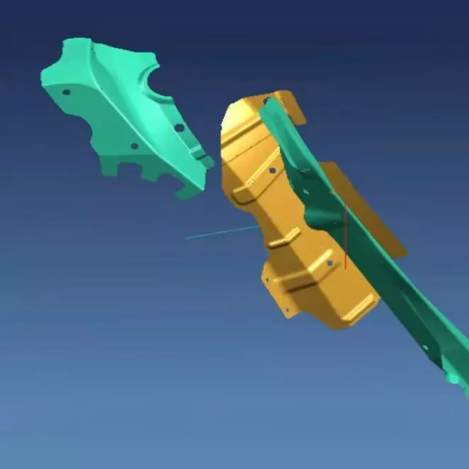 ఆటోమోటివ్ స్మాల్ రీన్‌ఫోర్సింగ్ ప్లేట్ స్టాంపింగ్ డైస్